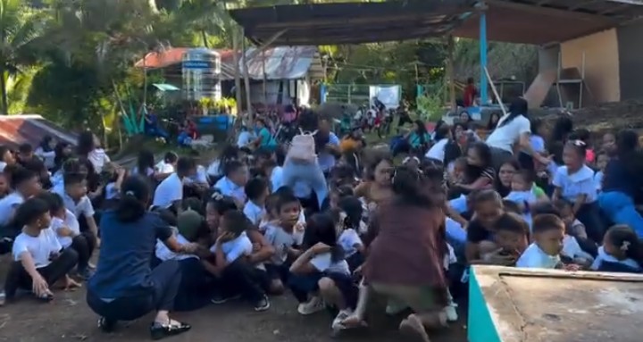 Powerful 7.8 Magnitude Earthquake Shakes Elementary School in Davao Occidental