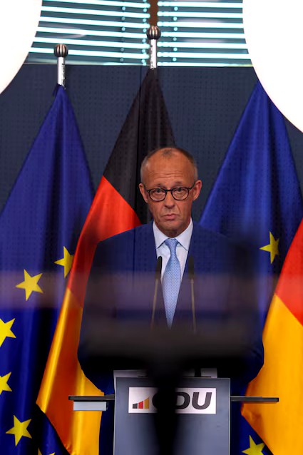 ‎MERZ VOWS TO STAY ON AFTER CDU SUFFERS HISTORIC ELECTION DEFEAT