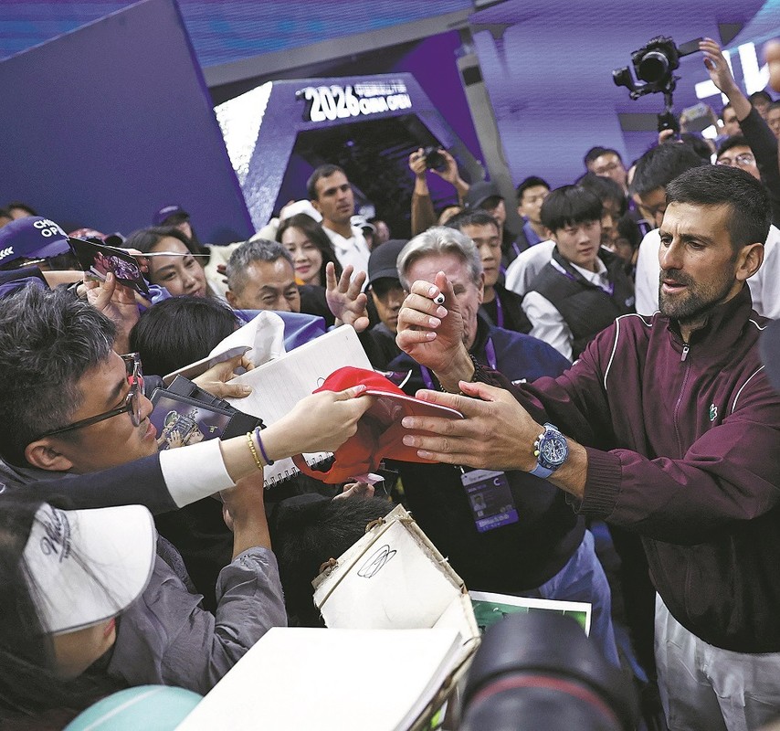 DJOKOVIC IMPRESSED BY CHINA OPEN CROWD AS TENNIS BOOSTS HOLIDAY TOURISM