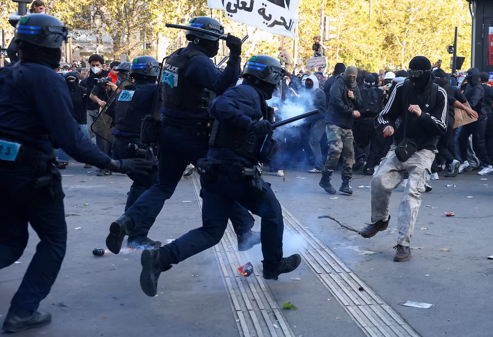 FRENCH POLICE FACE SCRUTINY AS STUDENT PROTESTS LEAVE HUNDREDS INJURED